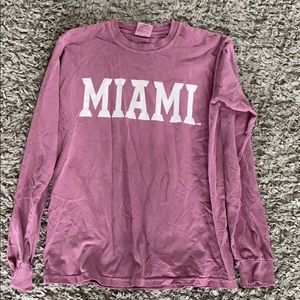 Miami University Ohio women’s long sleeve t-shirt